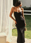 Midnight Lace Slip Dress | Noir