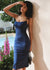 Velve Kleid | Bleu Minuit