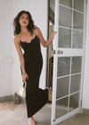 Midnight Lace Slip Dress | Noir