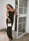 Midnight Lace Slip Dress | Noir