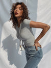 Colette Strick-T-Shirt | Grau