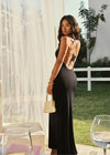 Midnight Lace Slip Dress | Noir