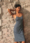 Élodie Dress | Indigo Bloom