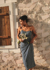 Élodie Dress | Indigo Bloom