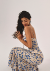 Éliane-Kleid | Blaue Campanule