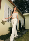 Noémie Cargo Pant | Blanc Cassé
