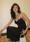 Midnight Lace Slip Dress | Noir