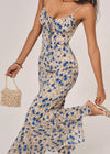 Éliane-Kleid | Blaue Campanule